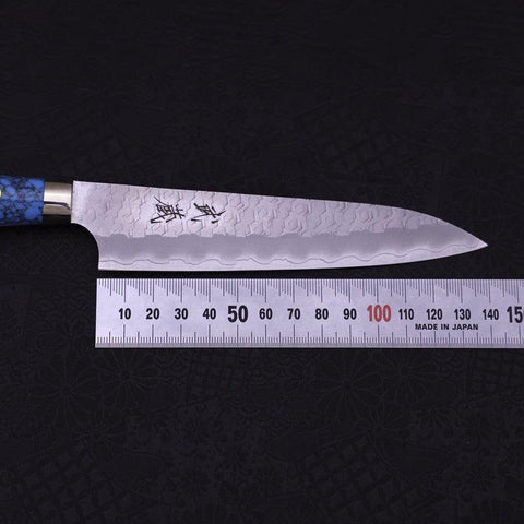 Petty SG-2 Tsuchime Manche Occidental en Turquoise Bleu 150mm-[Musashi]-[Couteaux de cuisine japonais]