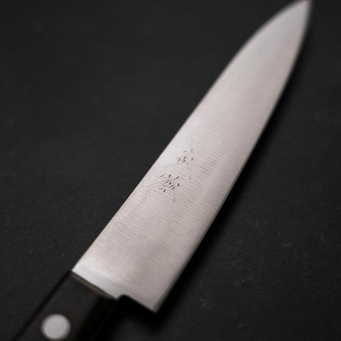 Petty SK Steel Poli Manche Marron Occidental en Bois de Rose 120mm-[Musashi]-[Couteaux de cuisine japonais]