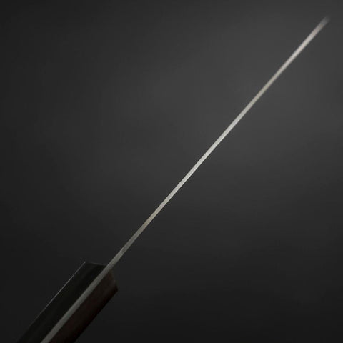 Petty SK Steel Poli Manche Marron Occidental en Bois de Rose 120mm-[Musashi]-[Couteaux de cuisine japonais]