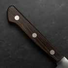 Petty SK Steel Poli Manche Marron Occidental en Bois de Rose 120mm-[Musashi]-[Couteaux de cuisine japonais]