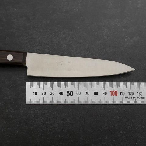 Petty SK Steel Poli Manche Marron Occidental en Bois de Rose 120mm-[Musashi]-[Couteaux de cuisine japonais]