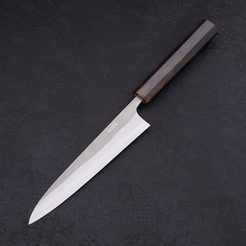 Petty SKD11 Nashiji Ebony Handle 150mm-[Musashi]-[Japanese-Kitchen-Knives]