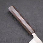 Petty SKD11 Nashiji Ebony Handle 150mm-[Musashi]-[Japanese-Kitchen-Knives]