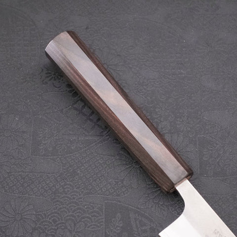 Petty SKD11 Nashiji Ebony Handle 150mm-[Musashi]-[Japanese-Kitchen-Knives]