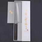 Petty SKD11 Nashiji Ebony Handle 150mm-[Musashi]-[Japanese-Kitchen-Knives]