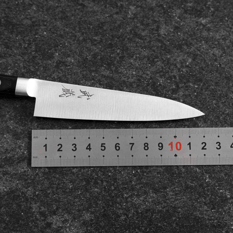 Petty SKD12 Poli Manche Occidental Noir 120mm-[Musashi]-[Couteaux de cuisine japonais]
