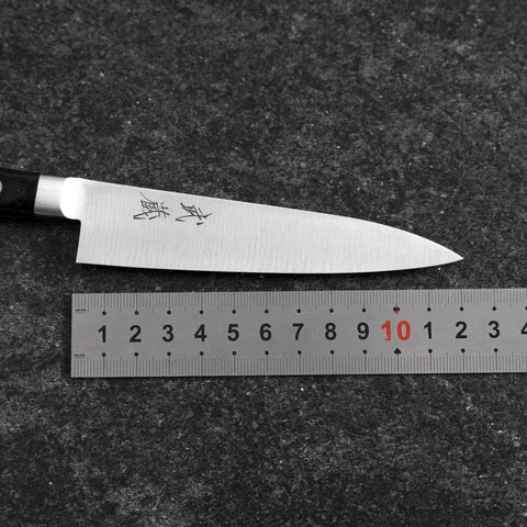 Petty SKD12 Poli Manche Occidental Noir 120mm-[Musashi]-[Couteaux de cuisine japonais]
