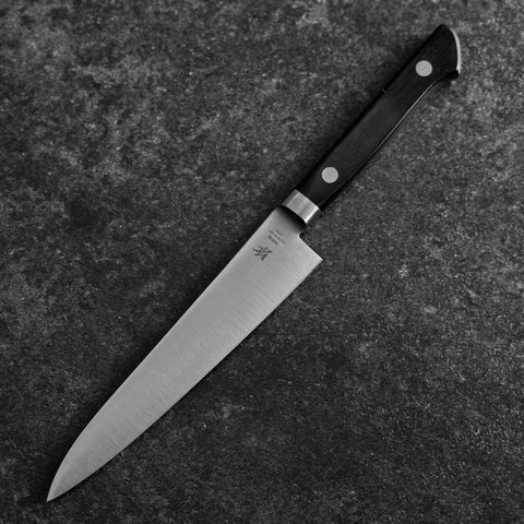 Petty SKD12 Poli Manche Occidental Noir 150mm-[Musashi]-[Couteaux de cuisine japonais]