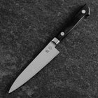 Petty SKD12 Polished Western Black Handle 120mm (4.7”)-[Musashi]-[Couteaux de cuisine japonais]