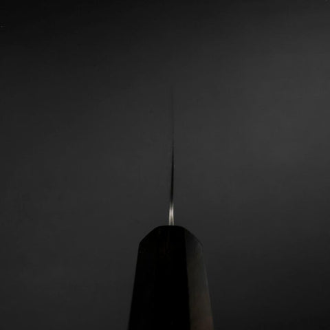 Petty SLD Damas Noir Manche en Ébène 130mm-[Musashi]-[Couteaux de cuisine japonais]