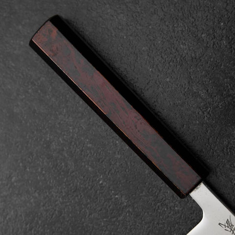 Petty SLD Miroir Manche Urushi Rouge 130mm-[Musashi]-[Couteaux de cuisine japonais]