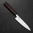 Petty SLD Miroir Manche Urushi Rouge 130mm-[Musashi]-[Couteaux de cuisine japonais]