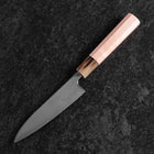 Petty SLD Miroir Manche en Buffle et Érable Rose 130mm-[Musashi]-[Couteaux de cuisine japonais]
