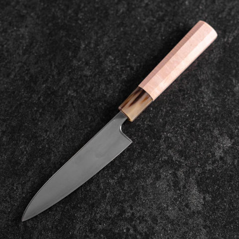 Petty SLD Miroir Manche en Buffle et Érable Rose 130mm-[Musashi]-[Couteaux de cuisine japonais]