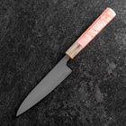 Petty SLD Miroir Manche en Buffle et Érable Rose foncé 130mm-[Musashi]-[Couteaux de cuisine japonais]