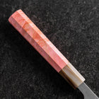 Petty SLD Miroir Manche en Buffle et Érable Rose foncé 130mm-[Musashi]-[Couteaux de cuisine japonais]