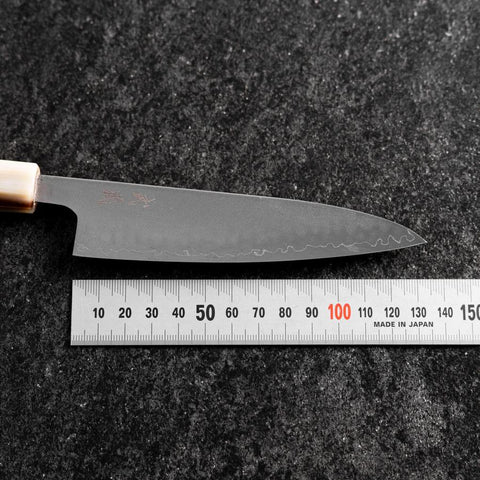 Petty SLD Miroir Manche en Buffle et Érable Rose foncé 130mm-[Musashi]-[Couteaux de cuisine japonais]
