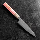 Petty SLD Miroir Manche en Buffle et Érable Rose foncé 130mm-[Musashi]-[Couteaux de cuisine japonais]