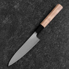 Petty SLD Miroir Manche en Buffle et Noyer 130mm-[Musashi]-[Couteaux de cuisine japonais]