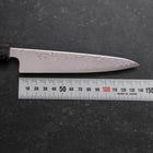 Petty SLD Nickel en Vagues Damas Manche Urushi Motif Argenté 135mm-[Musashi]-[Couteaux de cuisine japonais]