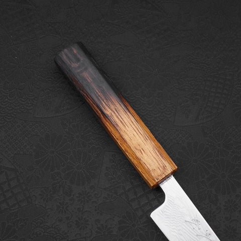 Petty SLD Nickel en Vagues Damas Manche Yaki Urushi 135mm-[Musashi]-[Couteaux de cuisine japonais]