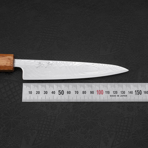 Petty SLD Nickel en Vagues Damas Manche Yaki Urushi 135mm-[Musashi]-[Couteaux de cuisine japonais]