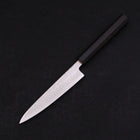 Petty SLD Nickel en Vagues Damas Manche en Buffle et Ébène 135mm-[Musashi]-[Couteaux de cuisine japonais]