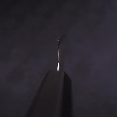 Petty SLD Nickel en Vagues Damas Manche en Buffle et Ébène 135mm-[Musashi]-[Couteaux de cuisine japonais]