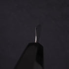 Petty SLD Nickel en Vagues Damas Manche en Buffle et Ébène 90mm-[Musashi]-[Couteaux de cuisine japonais]
