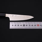 Petty SLD Nickel en Vagues Damas Manche en Buffle et Ébène 90mm-[Musashi]-[Couteaux de cuisine japonais]