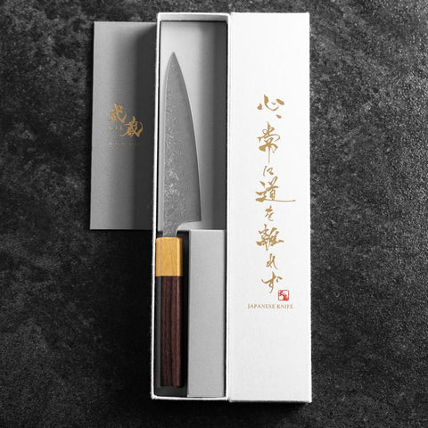 Petty SPG-Strix Damas Manche Shitan 135mm-[Musashi]-[Couteaux de cuisine japonais]