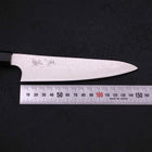 Petty Silver Steel #3 Damas Manche en Buffle et Ébène 150mm-[Musashi]-[Couteaux de cuisine japonais]