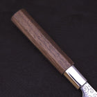 Petty Silver Steel #3 Karakusa Manche en Noyer 135mm-[Musashi]-[Couteaux de cuisine japonais]
