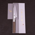 Petty Silver Steel #3 Karakusa Manche en Noyer 135mm-[Musashi]-[Couteaux de cuisine japonais]