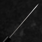 Petty Silver Steel #3 Kasumi Manche en Buffle et Noyer 135mm-[Musashi]-[Couteaux de cuisine japonais]