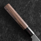 Petty Silver Steel #3 Kasumi Manche en Buffle et Noyer 135mm-[Musashi]-[Couteaux de cuisine japonais]