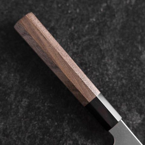 Petty Silver Steel #3 Kasumi Manche en Buffle et Noyer 135mm-[Musashi]-[Couteaux de cuisine japonais]
