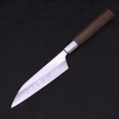 Petty Silver Steel #3 Kazabana Manche en Noyer 135mm-[Musashi]-[Couteaux de cuisine japonais]