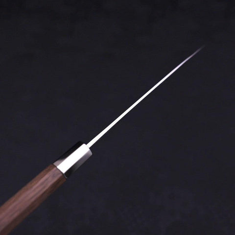 Petty Silver Steel #3 Kazabana Manche en Noyer 135mm-[Musashi]-[Couteaux de cuisine japonais]