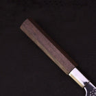 Petty Silver Steel #3 Kiku Manche en Noyer 135mm-[Musashi]-[Couteaux de cuisine japonais]