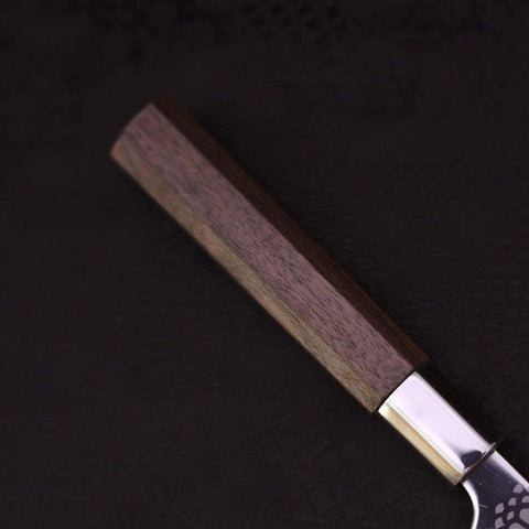 Petty Silver Steel #3 Kiku Manche en Noyer 135mm-[Musashi]-[Couteaux de cuisine japonais]