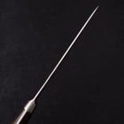 Petty Silver Steel #3 Nashiji Manche Occidental Marron 135mm-[Musashi]-[Couteaux de cuisine japonais]