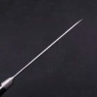 Petty Silver Steel #3 Nashiji Manche Occidental Noir 135mm-[Musashi]-[Couteaux de cuisine japonais]