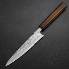 Petty Silver Steel #3 Nashiji Manche Sumi Urushi 150mm-[Musashi]-[Couteaux de cuisine japonais]