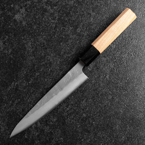 Petty Silver Steel #3 Nashiji Manche en Buffle et Cerisier 150mm-[Musashi]-[Couteaux de cuisine japonais]