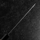 Petty Silver Steel #3 Nashiji Manche en Buffle et Cerisier 150mm-[Musashi]-[Couteaux de cuisine japonais]