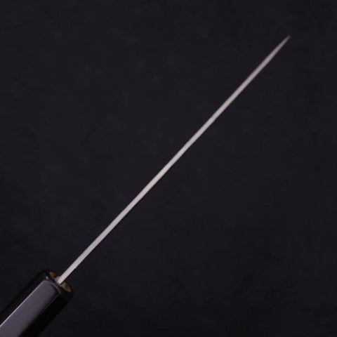 Petty Silver Steel #3 Nashiji Manche en Buffle et Magnolia 135mm-[Musashi]-[Couteaux de cuisine japonais]