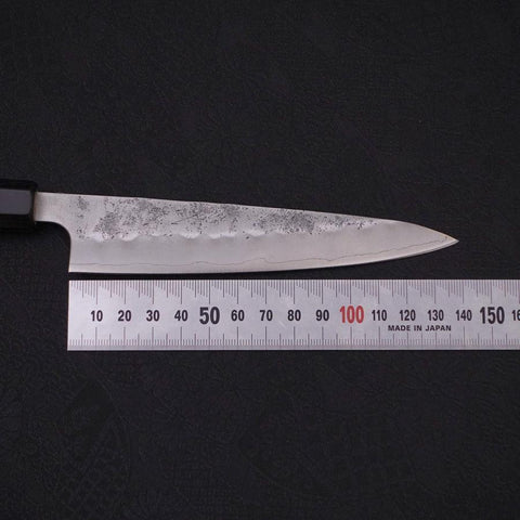 Petty Silver Steel #3 Nashiji Manche en Buffle et Magnolia 135mm-[Musashi]-[Couteaux de cuisine japonais]