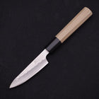 Petty Silver Steel #3 Nashiji Manche en Buffle et Magnolia 80mm-[Musashi]-[Couteaux de cuisine japonais]