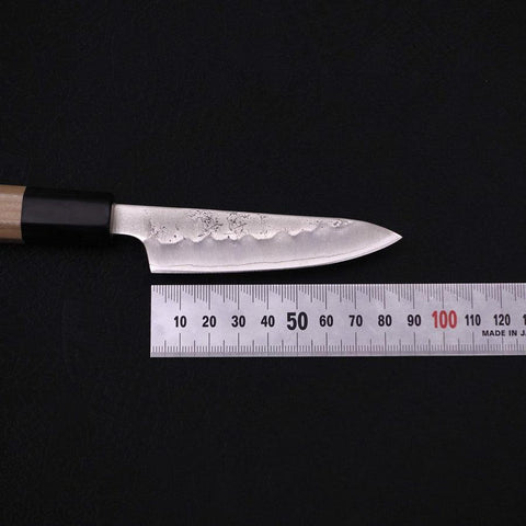 Petty Silver Steel #3 Nashiji Manche en Buffle et Magnolia 80mm-[Musashi]-[Couteaux de cuisine japonais]